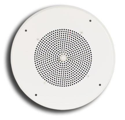 Bogen S810T725PG8WVR 10" Ceiling Speaker Assembly With Recessed Volume Control, White
