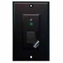 Lowell RPSB-MP Momentary SPST Rocker Switch, 1 Status LED, 1 Gang, Black