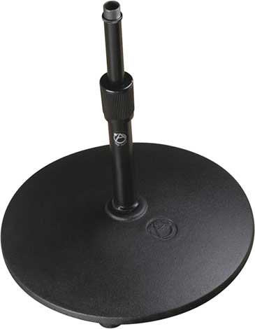 Atlas Sound DMS7E 8"-13" H Ebony Bass Drum/Guitar Amplifier Microphone Stand with Round Base DMS7E