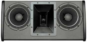 Electro-Voice FRI 2082 Dual 8" 2-Way Low Profile 100x100 Loudspeaker, Black