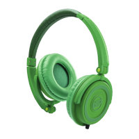 Reloop RHP-5-LEAF Headphones, On-Ear, Green RHP-5-LEAF