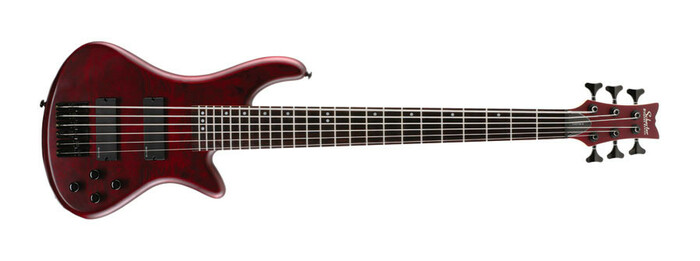 Schecter STILETTO-CUSTOM-6 Stiletto Custom 6 6-String Electric Bass Guitar With EMG 45Hz Pickups