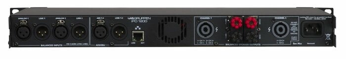 Lab Gruppen IPD 1200 Stereo Power Amplifier With Onboard DSP, 600W Per Channel At 4 Ohms