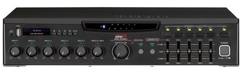 Inter-M Americas Inc MA-206USB 60 Watt Mixer Amplifier with Built in MP3 Player and USB MA-206USB