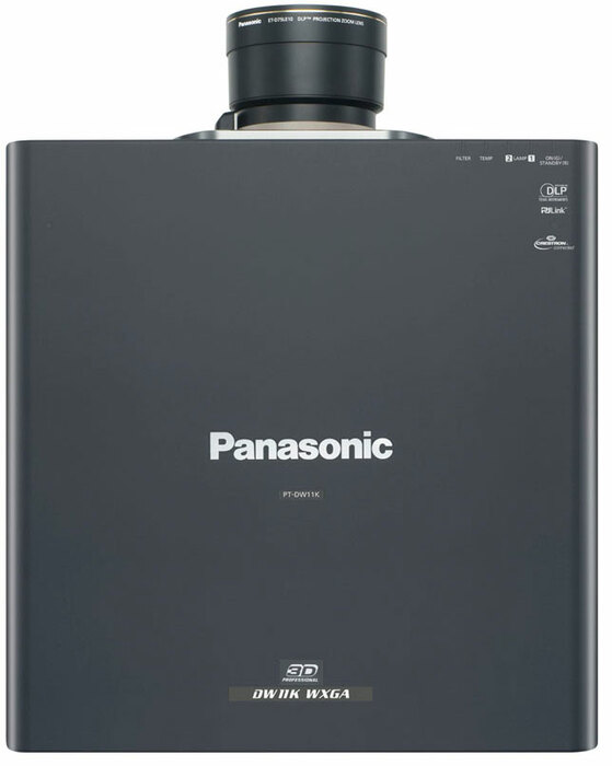 Panasonic PT-DW11KU 11000 Lumens WXGA 3DLP Projector, No Lens