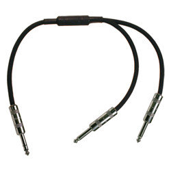 RapcoHorizon Music YS-C-2 2' TRS Male to 2 RCA Male Cable YS-C-2