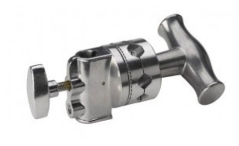 Kupo KG203012 2.5" Grip Head with Big Handle in Chrome Finish KG203012