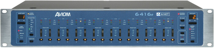 Aviom 6416o v.2 Pro64 Series 16-Channel Mic Output Module with XLR/DB25 Connectors 6416O-V.2