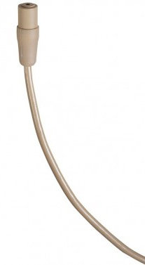 Audio-Technica AT899CT5-TH Subminiature Lavalier Microphone, Omnidirectional, Beige, No Power Module, 55" Cable Terminated with TA5F Connector for ATW-U101 and Lectrosonics Wireless Systems AT899CT5-TH