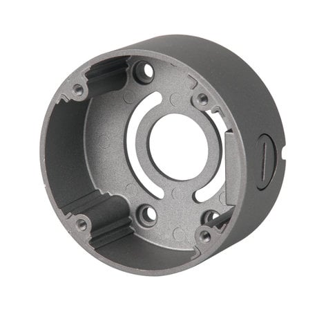 Speco Technologies CVCJBB Round Junction Box in Silver for Bullet Camera CVCJBB