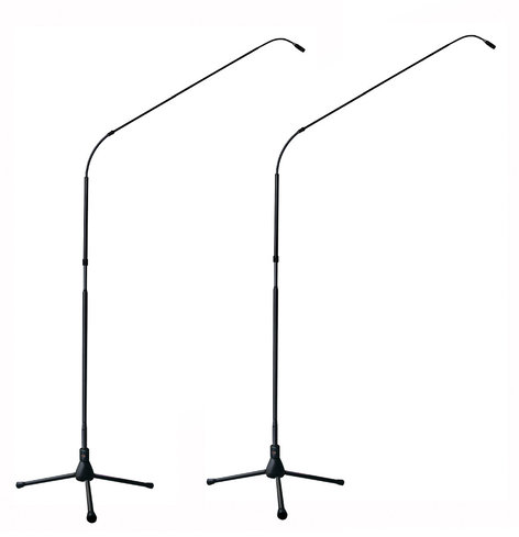Earthworks FW730TPBmp Matched Pair of FlexWand 7 ft Microphones with Tripod Bases FW730TPBMP