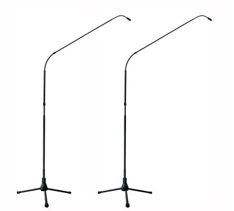 Earthworks FW730/HCmp Matched Pair of FlexWand 7 ft Cardioid Microphones with Cast Iron Bases FW730/HCMP