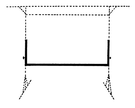 Da-Lite 89251 16:9 HDTV Format Fast-Fold® Deluxe Adjustable Skirt Bar 89251