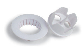 Premier Mounts HCERW 2" Escutcheon Ring with Built-In Hole Cutter HCERW