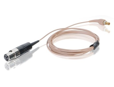 Countryman H6CABLELTS H6 Headet Mic Cable With TA4F For Select Telex Transmitters, Light Beige