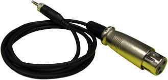Provider Series MICTAIL-SHUR Adapter Cable wtih XLR to Shure Wireless Bodypack Connector MICTAIL-SHUR