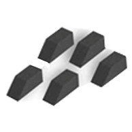 Auralex TRUSPA64 64-Pack of TruSpacers in Charcoal TRUSPA64