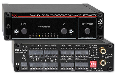 Radio Design Labs RUVCA6A 6-Ch Digitally Controlled Attenuator RUVCA6A