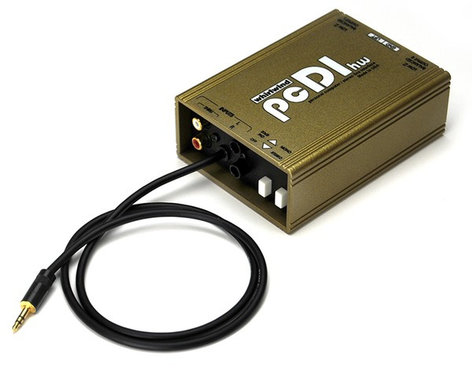 Whirlwind PCDIHW PC DI Box with Hard-Wired Cable PCDIHW