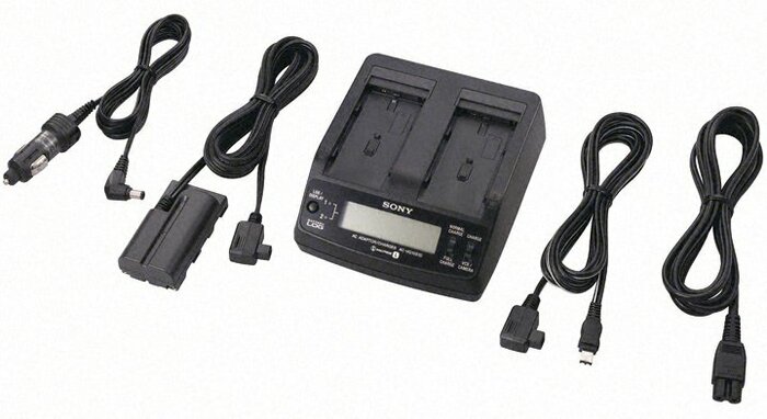 Sony ACVQ1051D AC Adapter And Twin Charger For L-Series Batteries