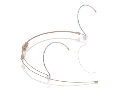 Countryman H6OW6T-AT H6 Omnidirectional Headset Microphone in Tan with AT Hirose 4-Pin Connectors H6OW6T-AT