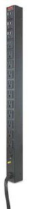 American Power Conversion AP9551 20A 120V Basic Rackmount Power Distribution Unit with 12 ft. Cord AP9551