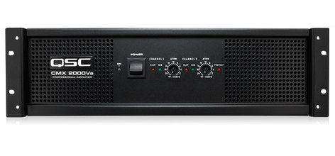 QSC CMX2000VA CMX Series 3RU 2000W @ 4 Ohms Stereo Power Amplifier CMX2000VA
