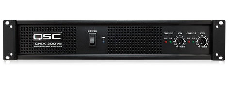 QSC CMX300VA CMX Series 2RU 300W @ 4 Ohms Stereo Power Amplifier CMX300VA