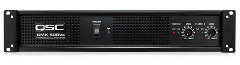 QSC CMX500VA CMX Series 2RU 500W (4 Ohms) Stereo Power Amplifier CMX500VA