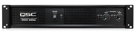 QSC RMX850A RMX Series 300W-Channel @ 4 Ohms Stereo Power Amplifier RMX850A