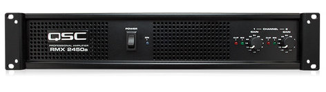 QSC RMX2450A RMX Series 750W-Channel @ 4 Ohms Stereo Power Amplifier RMX2450A