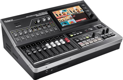 Roland System Group VR-50HD All-In-One HD Multi-Format AV Mixer with Web Streaming & Recording VR-50HD