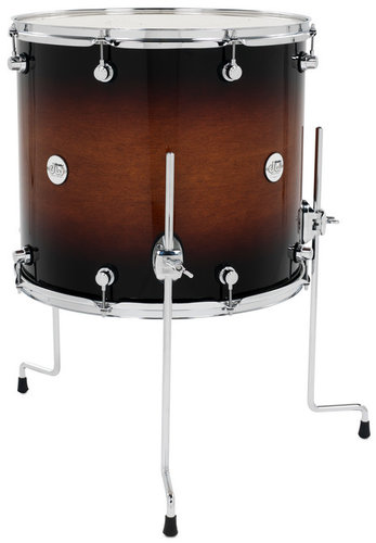 DW DDLG1618TTTB 16"x18" Design Series Floor Tom in Tobacco Burst Finish DDLG1618TTTB
