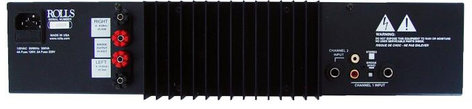 Rolls RA2100b 2-Channel Stereo Amplifier, 100W Per Channel, 2 Rack Units