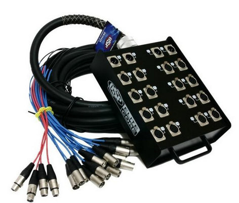 Elite Core Audio PS16450 50' 16x4 Stage Snake PS16450