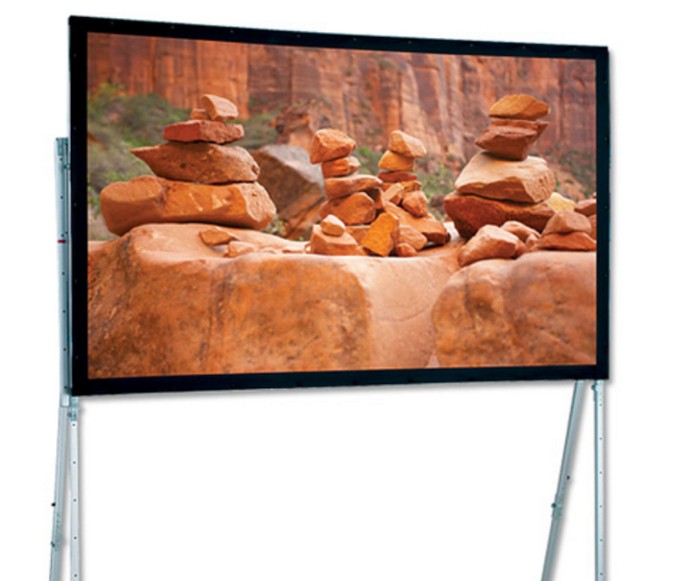 Draper Shade and Screen 241011 102 ½" x 138 ½" Ultimate Folding Screen for Portable Projection 241011