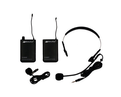 AmpliVox S1601 16-Channel Wireless Microphone UHF Kit S1601