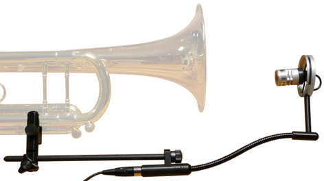 Applied Microphone (AMT) P800W Off-The-Bell Trumpet Microphone System with 3.5mm Connector for Sennheiser Wireless Systems P800W-SENN