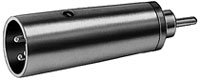 Switchcraft 323-SWITCHCRAFT 3-pin Male XLR to RCA Male Connector 323X