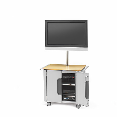 Bretford Manufacturing FPPC72V200 Flat Panel Cabinet Cart For 32"-50" Flat Panel Monitors