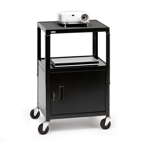 Bretford Manufacturing CA2642E Adjustable Cabinet Cart with Electrical Unit CA2642E