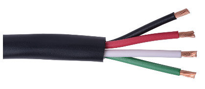 Liberty AV Solutions 14-4C-DB-BLK 14AWG 4-Conductor Direct Burial Speaker Cable 14-4C-DB-BLK