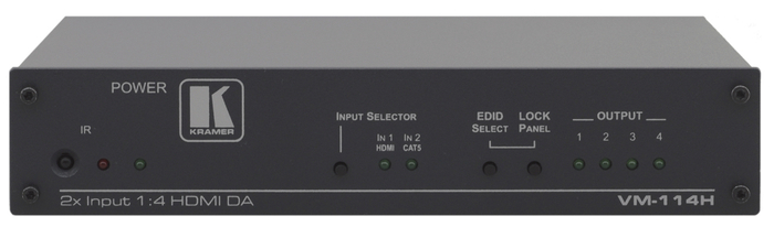 Kramer VM-114H 2 x 1: 4 HDMI/Twisted Pair Switcher & HDMI Distribution Amplifier VM114H