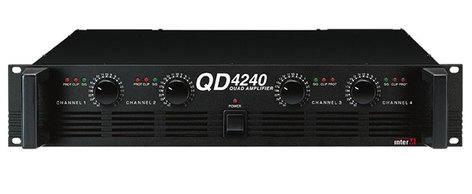 Inter-M Americas Inc QD-4480 4 x 80W Quad Channel Amplifier QD-4480
