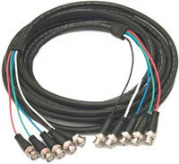 Kramer C-5BM/5BM-100 Molded 5 BNC (Male-Male) Cable (100')