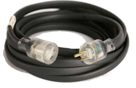 Lex Products Corp 12G50FT 50' Flat Extension Cord with Edison Connectors 12G50FT