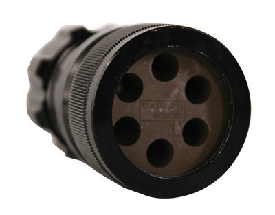 Lex Products Corp LSC19-LMC-SPR 19-Pin 6-Circuit Male Spider Inline Crimp Connector LSC19-LMC-SPR