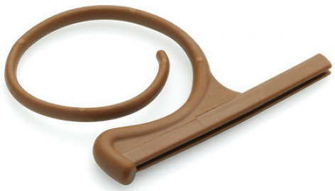 DPA HEC12 Replacement D:fine Earhook, Cocoa Brown