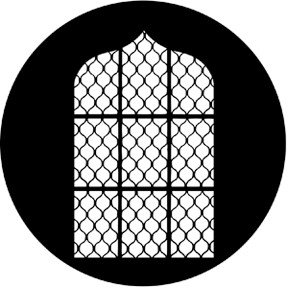 Rosco 77337 Steel Gobo, Eastern Window