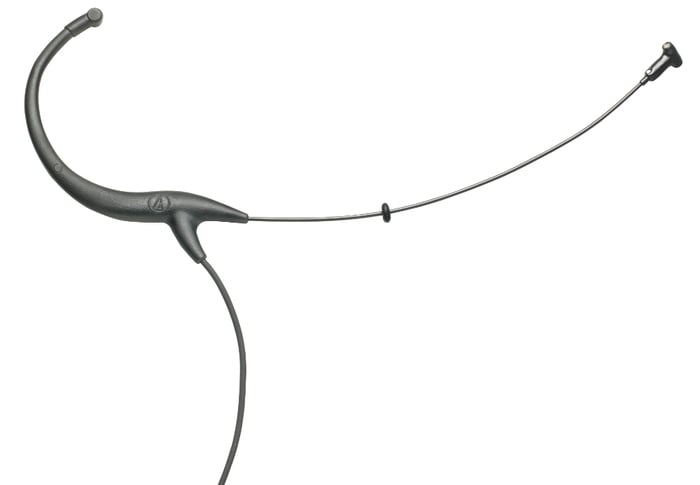 Audio-Technica BP894CW Subminiature Cardioid Condenser Headworn Microphone with Audio-Technica 4-Pin Connector in Black BP894CW